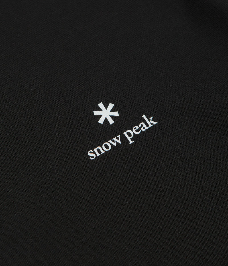 Snow Peak NSD Logo T-Shirt in Black