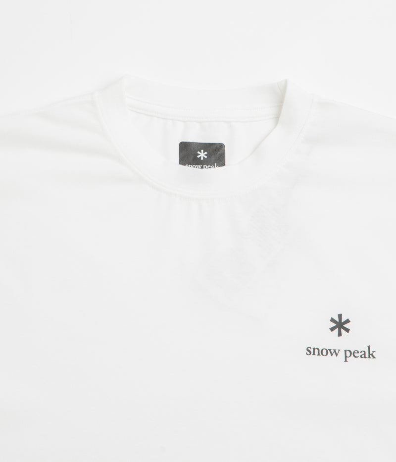 Snow Peak NSD Logo T-Shirt in Off White