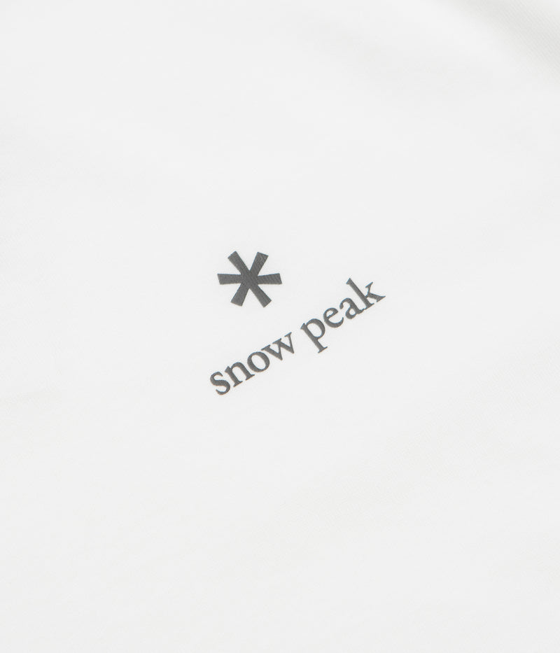 Snow Peak NSD Logo T-Shirt in Off White
