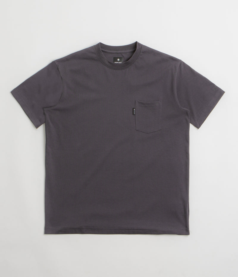 Snow Peak NSD Pocket T-Shirt in Charcoal