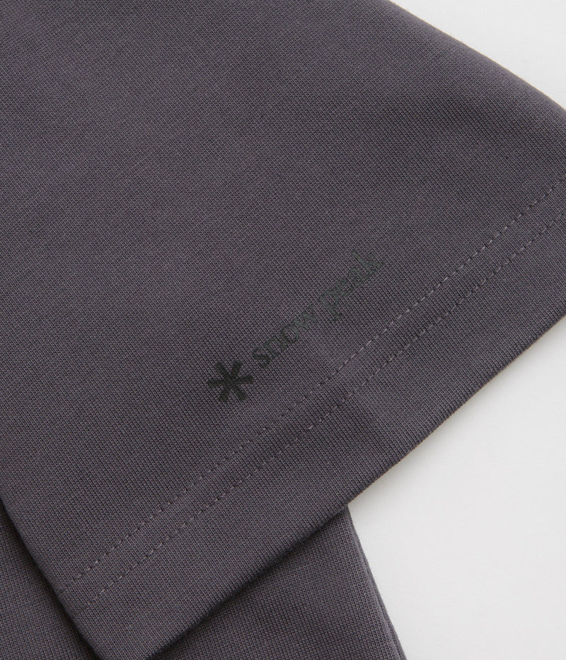 Snow Peak NSD Pocket T-Shirt in Charcoal