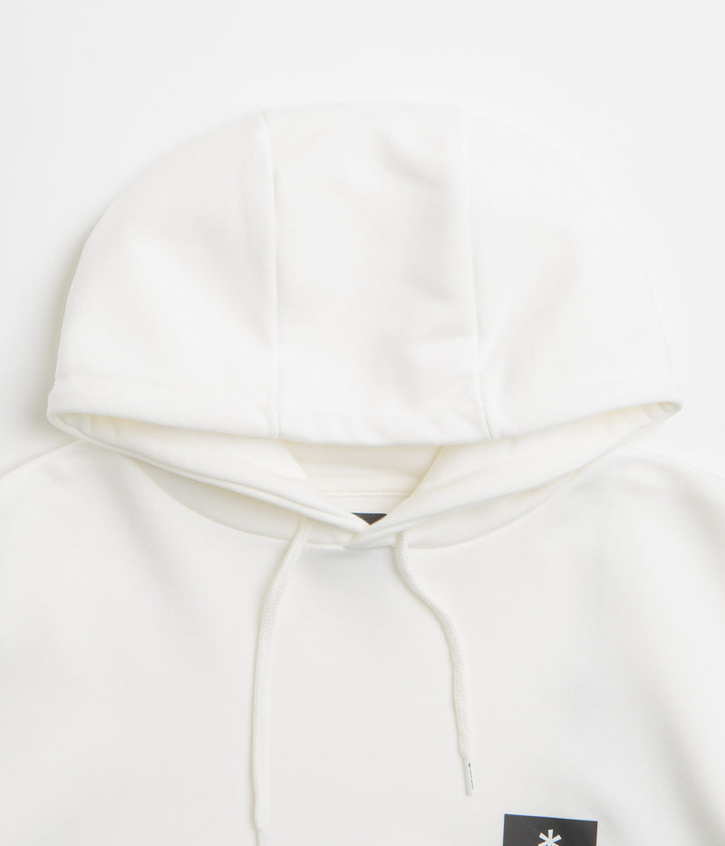 Snow Peak NSD Square Logo Hoodie in Off White