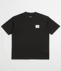 Snow Peak NSD Square Logo T-Shirt in Black
