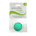 The Sovella PF FOOT Massage BALL by SOVELLA features a green textured, latex-free ball that helps relieve foot pain from plantar fasciitis and targets acupressure points for effective relief.