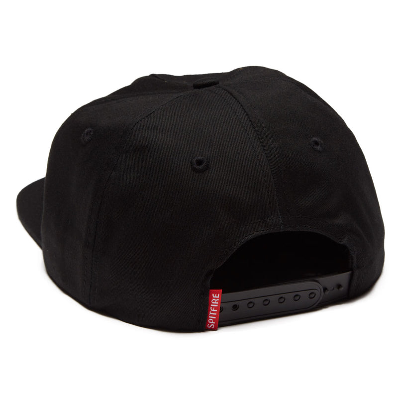 Spitfire Bighead Snapback Hat - Black/Red