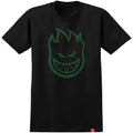 Spitfire Bighead T-Shirt - Black/Green