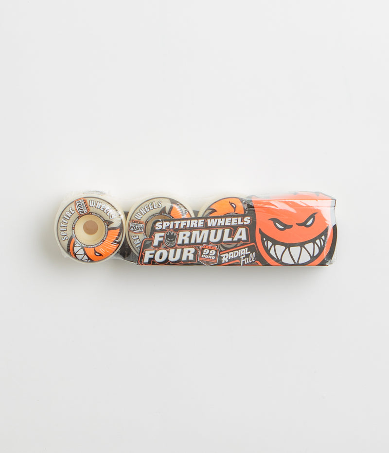Spitfire Formula Four Radial Full 99DU Wheels in Natural and 56mm