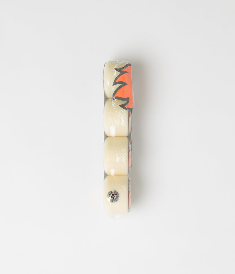 Spitfire Formula Four Radial Full 99DU Wheels in Natural and 58mm