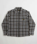 Stan Ray Zip Shirt in Charcoal Plaid