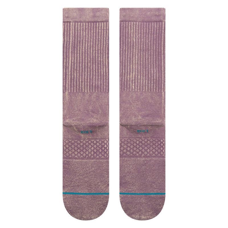 Stance Icon Dyed Crew Socks - Plum