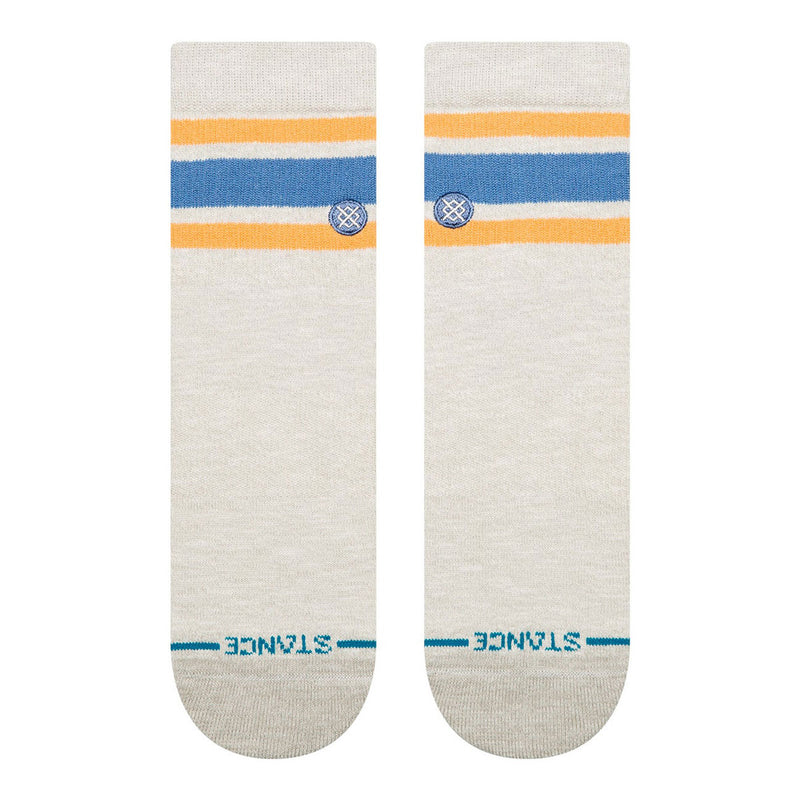 Stance Slub Boyd Quarter Socks - Heather Grey