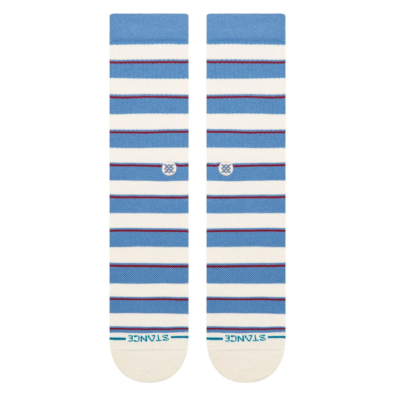 Stance Striped It Crew Socks - Capriblue