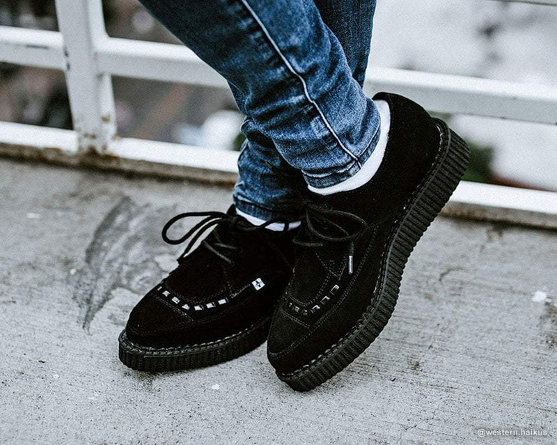 A8138 Suede Pointed Creepers