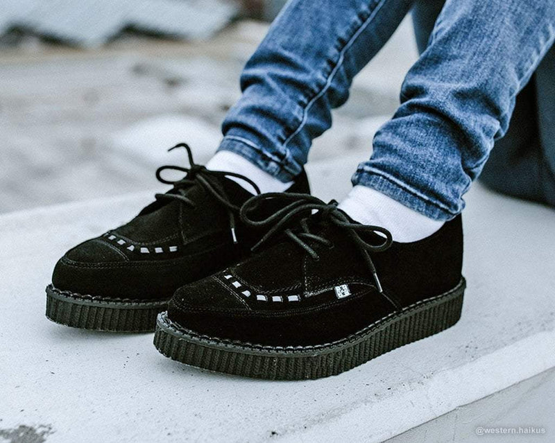 A8138 Suede Pointed Creepers