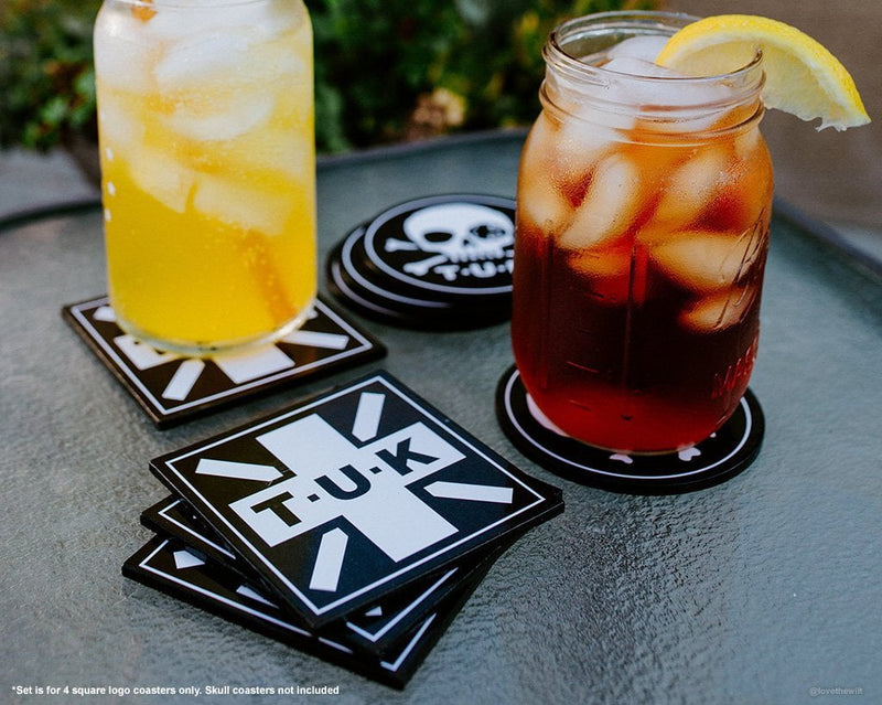 HA01 T.U.K. Square Logo Coaster 4-Pack HA01-OS