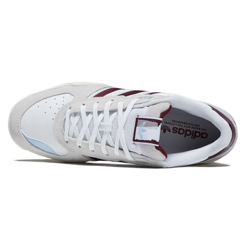 Tekkira Cup Shoes - Ftwr White/Maroon/Clear Sky