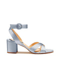 Margaux's custom bridal City Sandal, made to order in Spain for weddings and brides