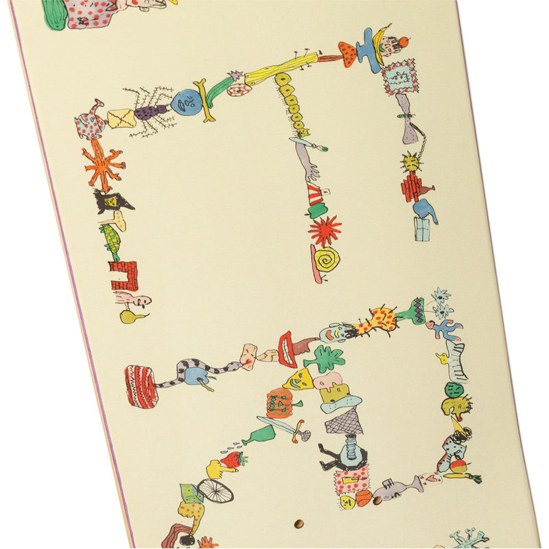 There Team Detritus Skateboard Deck - Beige - 8.12"