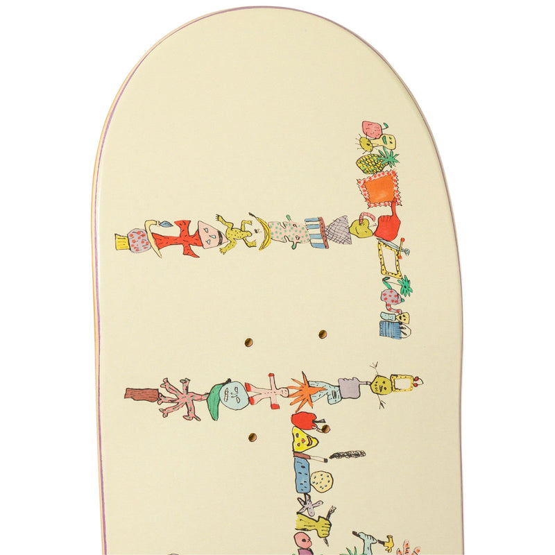 There Team Detritus Skateboard Deck - Beige - 8.12"