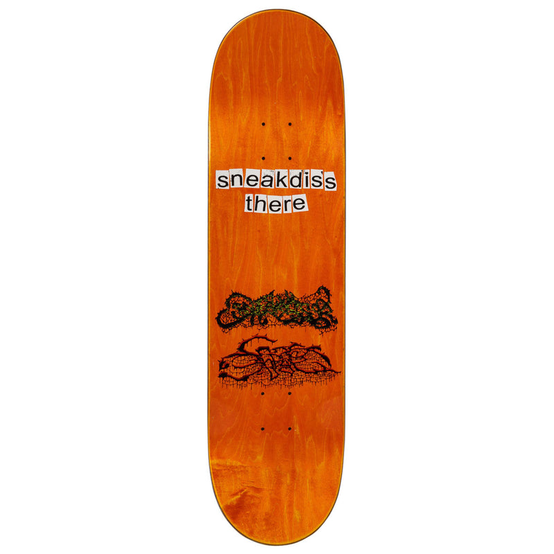 There Team Sneakdiss Battle Ship Skateboard Deck - White - 8.50"