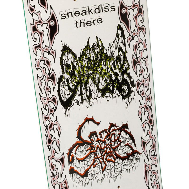 There Team Sneakdiss Battle Ship Skateboard Deck - White - 8.50"