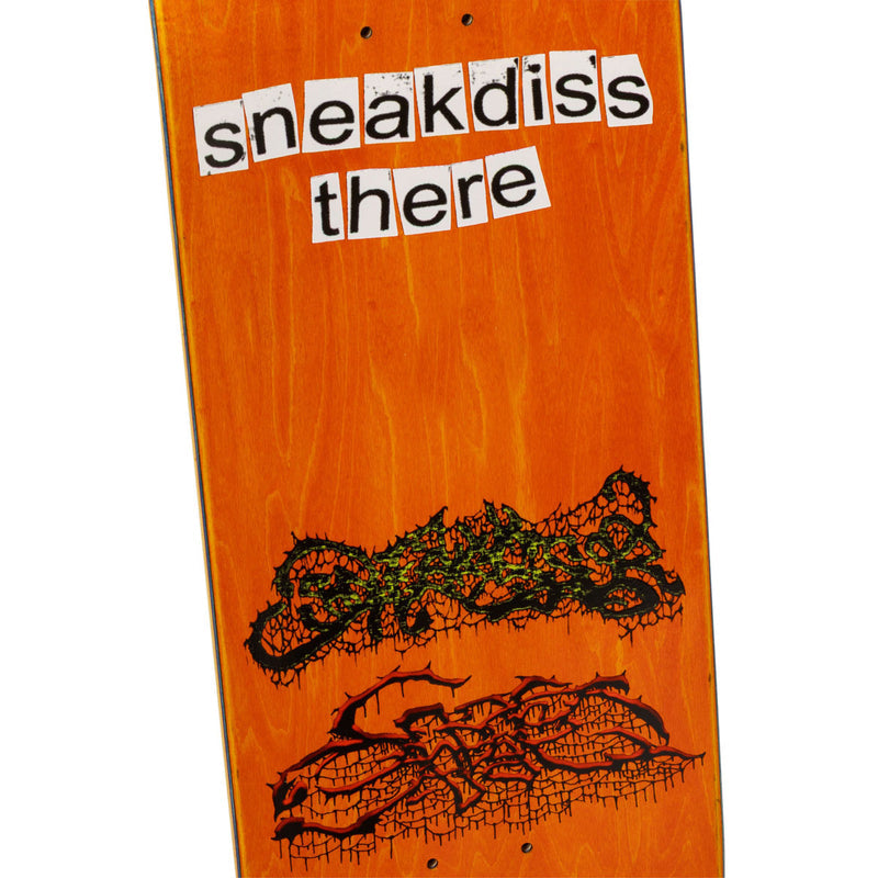 There Team Sneakdiss Battle Ship Skateboard Deck - White - 8.50"