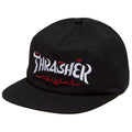 Thrasher Calligraphy Snapback Hat - Black