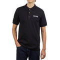 Thrasher Logo Embroidered Polo Shirt - Black