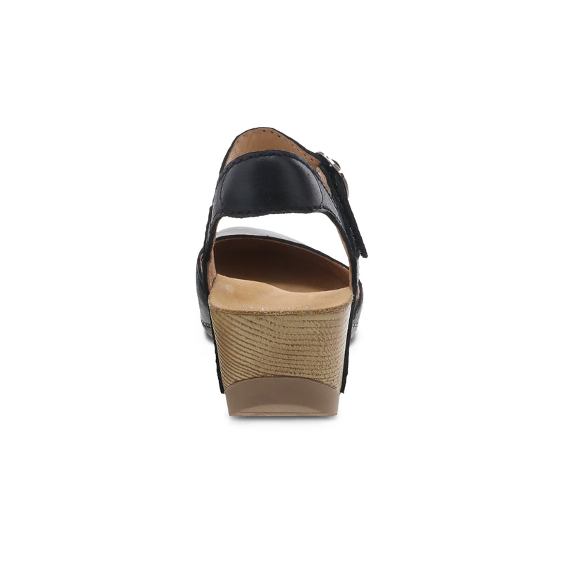Heel image of Tiffani Black Milled Burnished