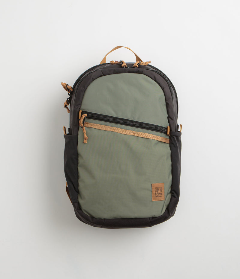 Topo Designs Commuter Backpack in Beetle and Khaki