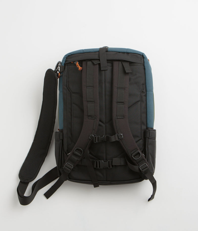 Topo Designs Global 30L Travel Bag in Olive and Dark Khaki