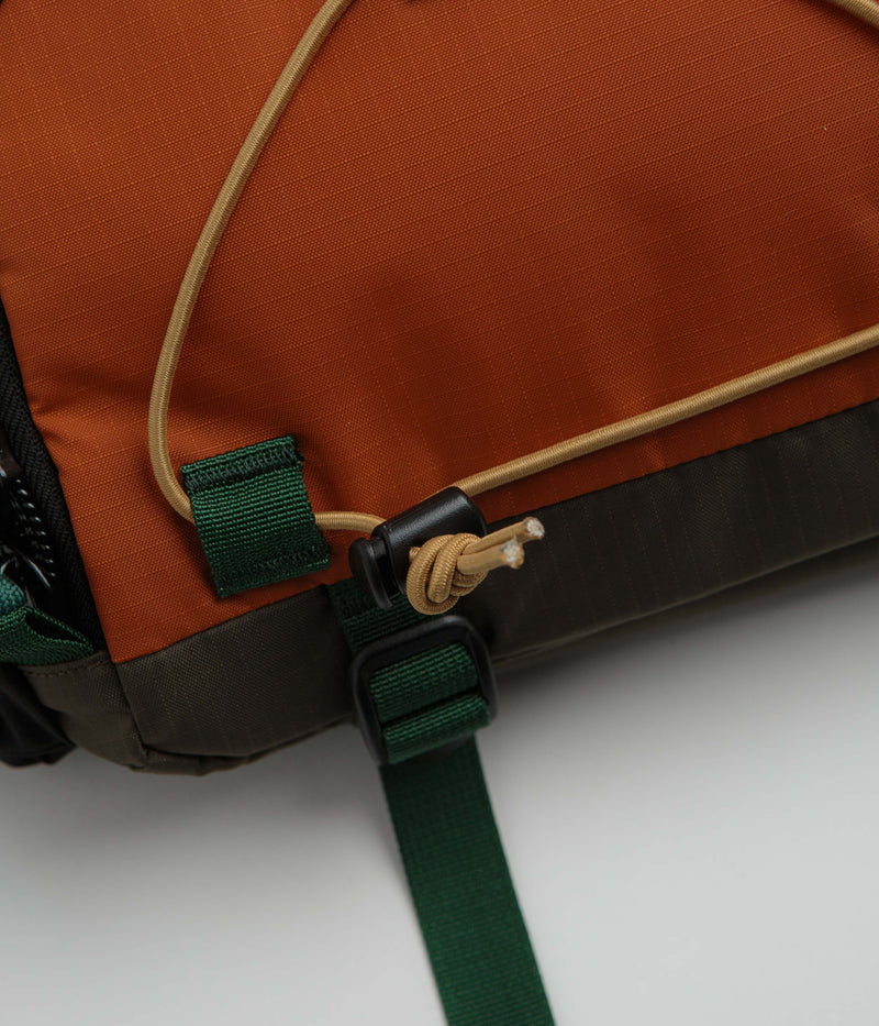 Topo Designs Mountain Hydro Hip Pack in Woodland and Terracotta