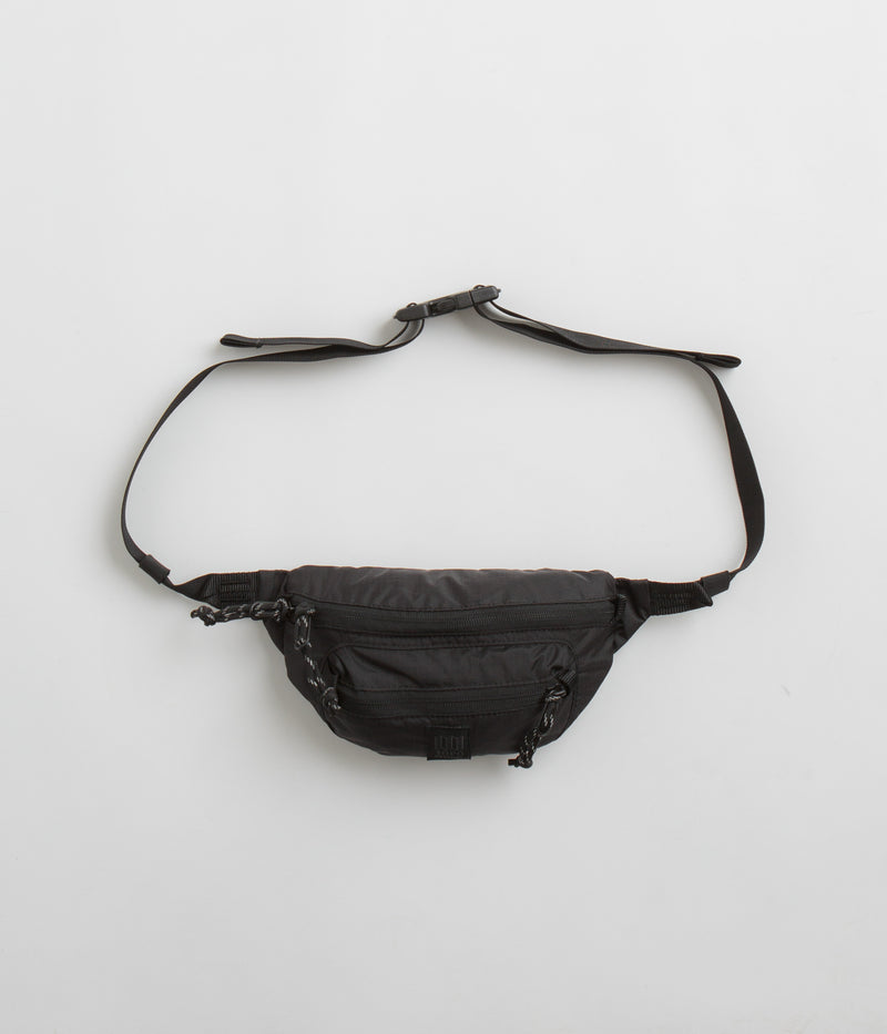 Topo Designs Mountain Waist Pack in Black and Black