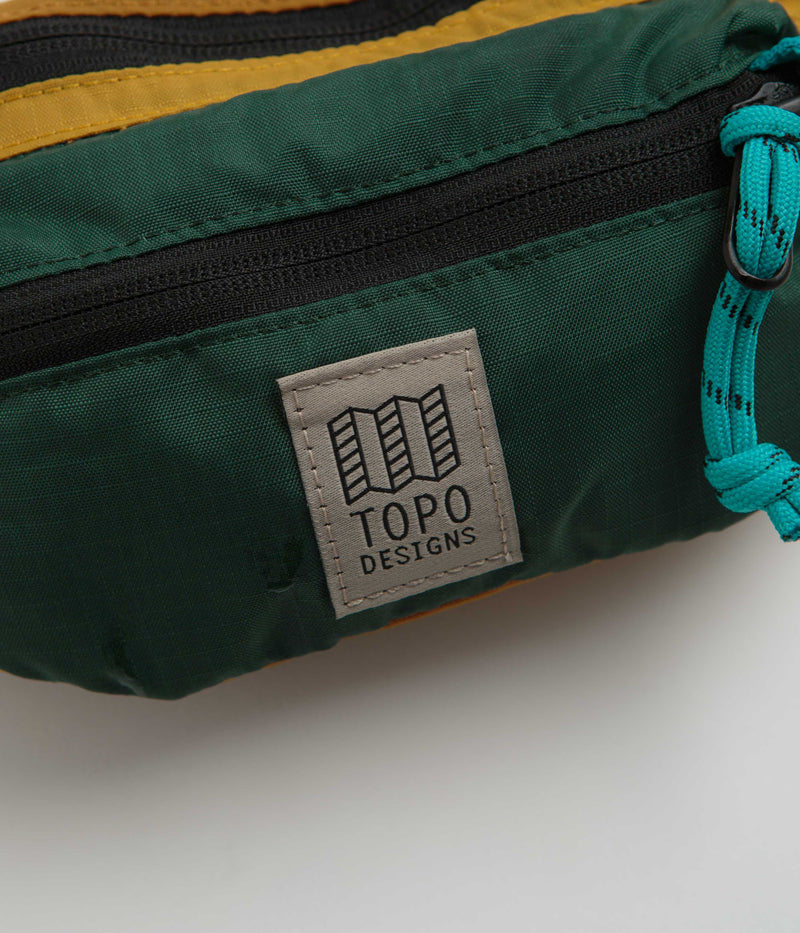 Topo Designs Mountain Waist Pack in Mustard and Forest