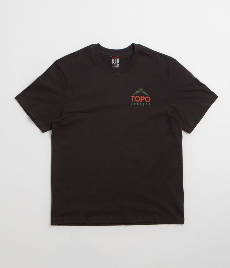 Topo Designs Retro Icon T-Shirt in Black