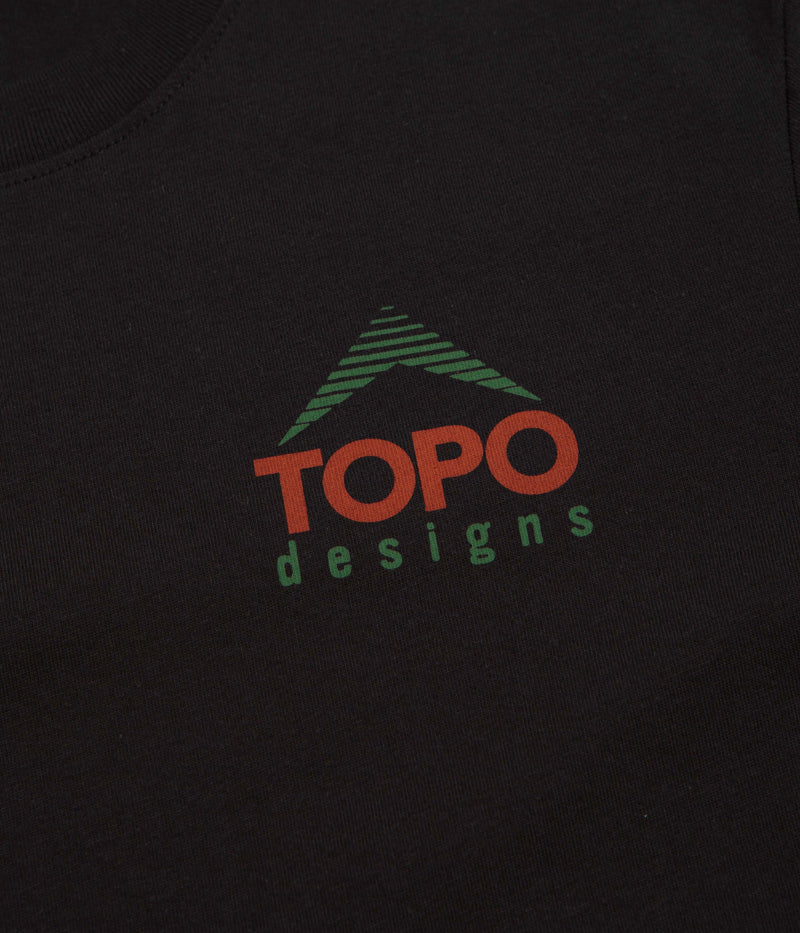 Topo Designs Retro Icon T-Shirt in Black