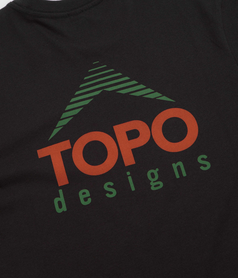 Topo Designs Retro Icon T-Shirt in Black