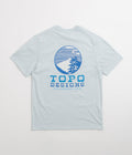 Topo Designs Vintage View T-Shirt in Breeze Blue