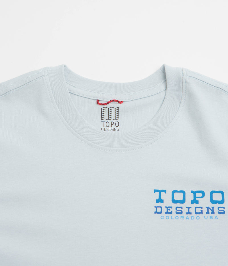 Topo Designs Vintage View T-Shirt in Breeze Blue
