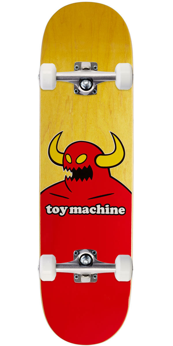 Toy Machine Monster Skateboard Complete - Assorted Stains - 8.50"