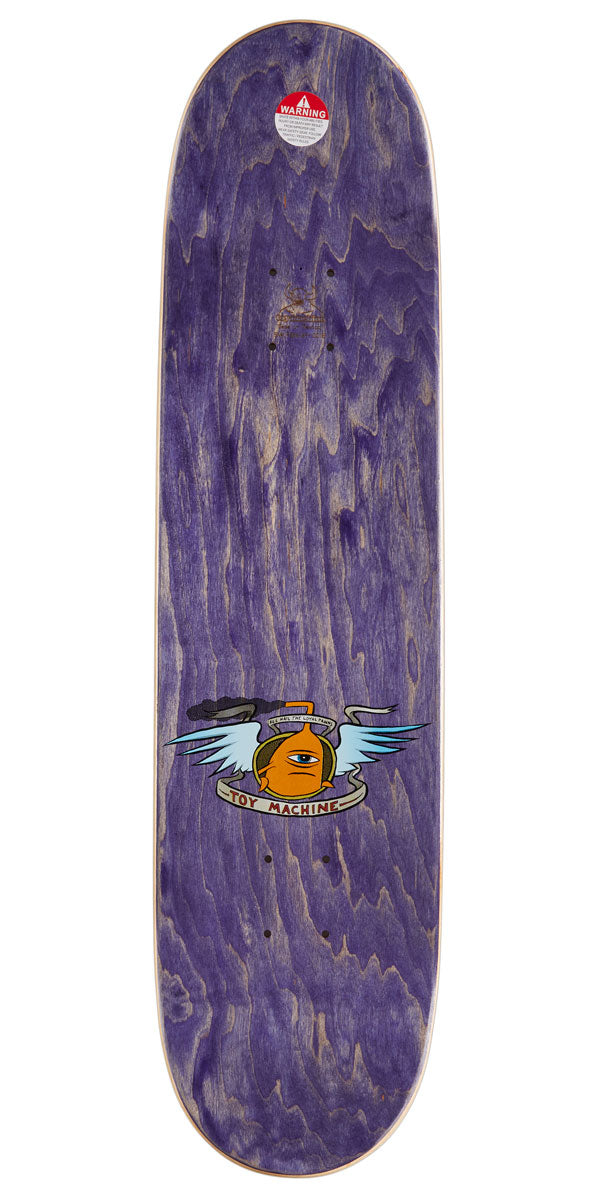 Toy Machine Monster Skateboard Deck - Assorted Stains - 8.00"