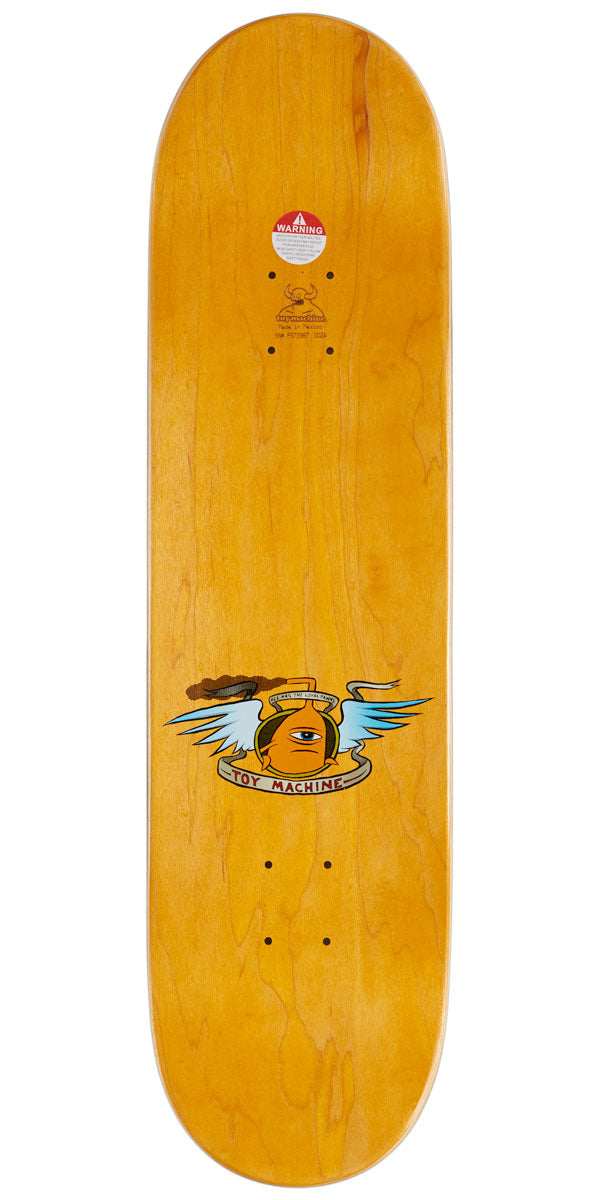 Toy Machine Monster Skateboard Deck - Assorted Stains - 8.375"