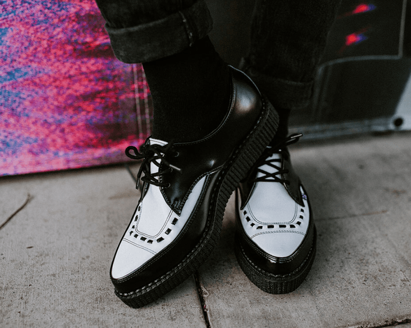 A8140 Two-tone Pointed Creepers