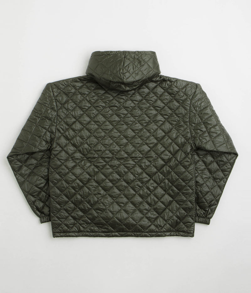 Umbro Masked Diamond Anorak in Dark Olive