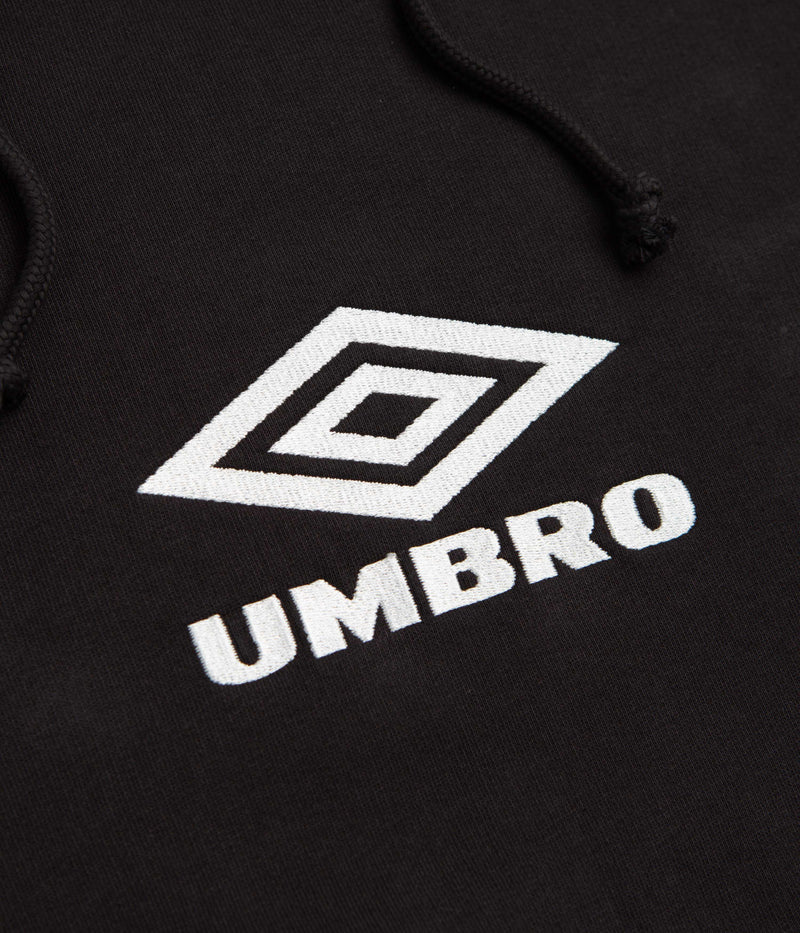 Umbro OG Logo Mask Hoodie in Washed Black