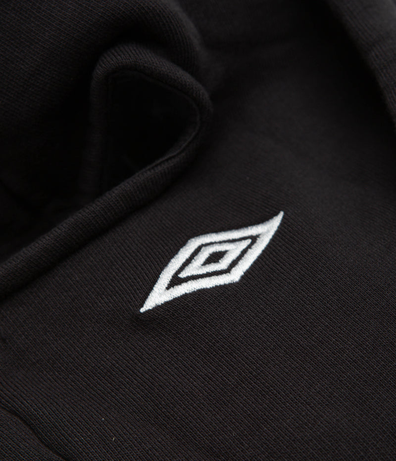 Umbro OG Logo Mask Hoodie in Washed Black