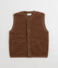 Universal Works Lancaster Gilet in Brown