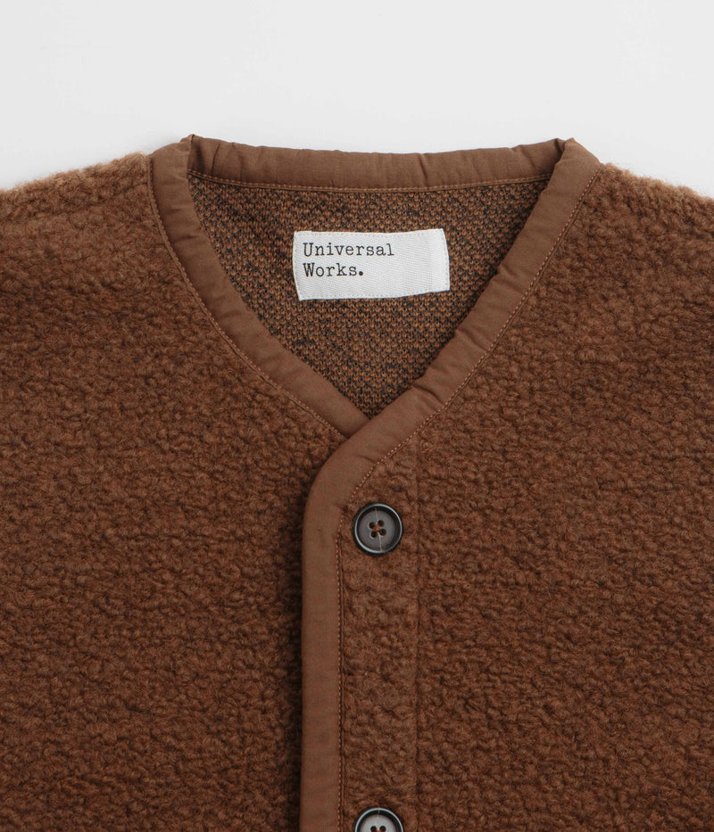 Universal Works Lancaster Gilet in Brown