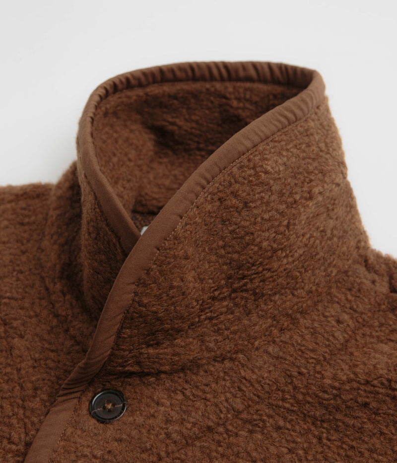 Universal Works Lancaster Jacket in Brown and Brown