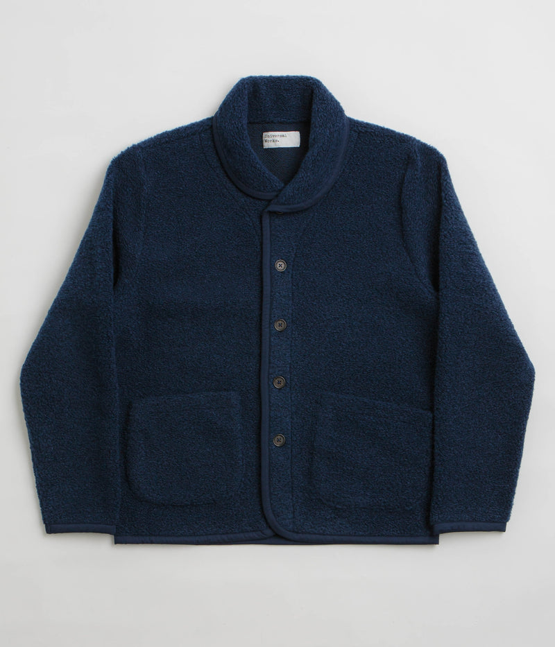 Universal Works Lancaster Jacket in Navy and Navy